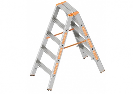 Layher Topic 1043 Stufenstehleiter 2x5 Stufen