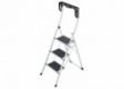 Hailo K75 ComfortLine ergonomische Stahl-Trittleiter 3 Stufen