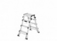Hailo D100 TL TopLine Stehleiter mit teleskopierbaren Holmen