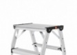 Hailo D100 TL TopLine Stehleiter mit teleskopierbaren Holmen