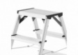 Hailo D60 StandardLine Doppelstufenleiter mit rutschsicheren geriffelten 2x7 Stufen