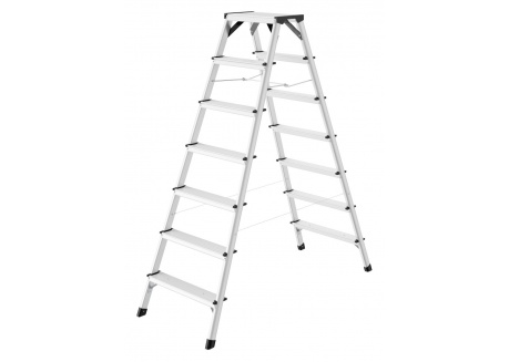 Hailo TL100 TopLine Alu Teleskop Stehleiter 5 Stufen