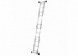 Hailo ProfiStep® Gelenkleiter M60 mit Plattform 4x3 Sprossen