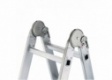 Hailo ProfiStep® Gelenkleiter M60 mit Plattform 4x3 Sprossen