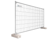 BAUZAUNWELT 11 kg - Eckverstärkung - 3,5 x 2,0 m Mobilzaun eco