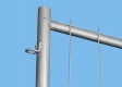 BAUZAUNWELT 13 kg 3,5 x 2,0 m Mobilzaun EUTOP - stabil - Draht 3 mm