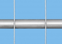 Bauzaun 17,5 kg EUTOP Premium Drahtstärke 3,2 mm - Rohr 1,2 mm - 3 Rohre