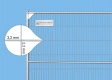 BAUZAUNWELT 15,5 kg Anti Climb 3,5 x 2,0 m Mobilzaun - Masche 43 x 262 mm - stabil