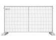 BAUZAUNWELT 15,5 kg Anti Climb 3,5 x 2,0 m Mobilzaun - Masche 43 x 262 mm - stabil