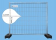15er Set Mobilzaun 2,20m x 2,00m 11 kg extra stabil - 16 kg PE Fuß