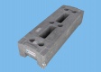 BAUZAUNWELT 10er Set 18 kg Mobilzaun - Betonfuß und Verbinder