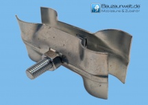 Bauzaun Verbinder - Bauzaunschelle 1,7 mm - zum verschrauben von Mobilzäunen