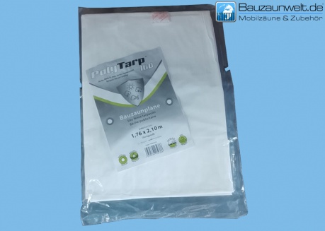 Bauzaunplane weiß - passend für Mobilzaun 2,20 x 2,00 m