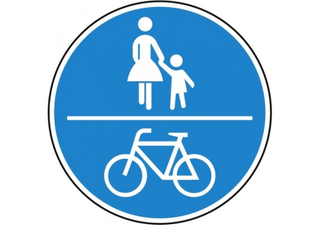 Verkehrszeichen Gemeinsamer Geh- und Radweg