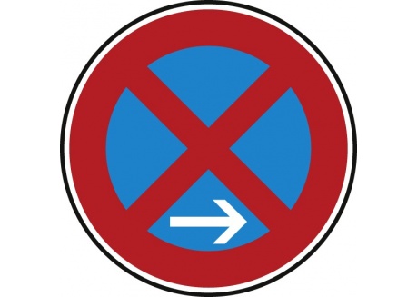 Verkehrszeichen Absolutes Haltverbot, Ende